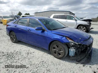 2021 Hyundai Elantra SEL with VIN KMHLS4AG7MU103730, listed as a Copart auction lot 47742565 with 45,030 mi miles and Salvage Title. Bid and sale history available at carsss.com. Image 4.