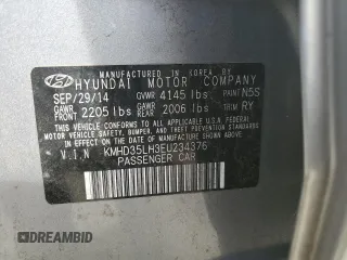 2014 Hyundai Elantra GT with VIN KMHD35LH3EU234376, listed as a Copart auction lot 69895734 with 202,884 mi miles and Salvage Title. Bid and sale history available at carsss.com. Image 12.