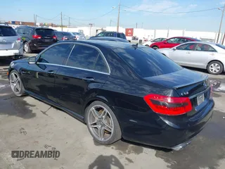 2010 Mercedes-Benz E 63 AMG with VIN WDDHF7HBXAA162896, listed as a IAAI auction lot 41698765 with 137,519 mi miles and . Bid and sale history available at DreamBid. Image 3.