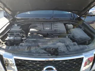 2017 Nissan Armada SL with VIN JN8AY2NC6H9511168, listed as a Copart auction lot 73831634 with Not Provided miles and Salvage Title. Bid and sale history available at carsss.com. Image 12.