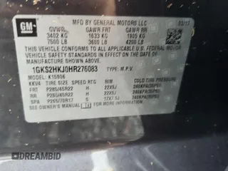 2017 GMC Yukon XL Denali with VIN 1GKS2HKJ0HR276083, listed as a Copart auction lot 74069354 with Not Provided miles and Non Repairable. Bid and sale history available at carsss.com. Image 14.