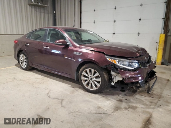 2018 Kia Optima LX with VIN 5XXGT4L3XJG260800, listed as a Copart auction lot 59512215 with 88,536 mi miles and Salvage title. Bid and sale history available at DreamBid. Image 4.