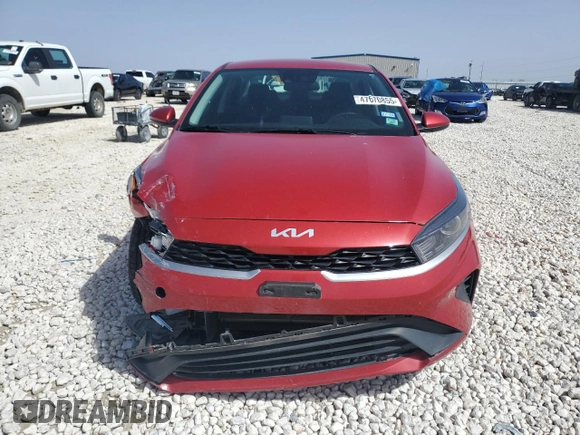2023 Kia Forte LXS with VIN 3KPF24AD3PE666428, listed as a Copart auction lot 47670855 with 27,424 mi miles and Salvage Title. Bid and sale history available at carsss.com. Image 5.