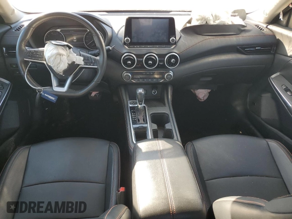 2022 Nissan Sentra SR with VIN 3N1AB8DV9NY319397, listed as a Copart auction lot 46607735 with 17,472 mi miles and Salvage Title. Bid and sale history available at carsss.com. Image 8.