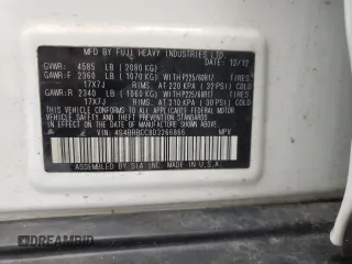 2013 Subaru Outback 2.5i Premium with VIN 4S4BRBCC8D3266866, listed as a Copart auction lot 62514984 with 181,825 mi miles and Clean Title. Bid and sale history available at carsss.com. Image 12.