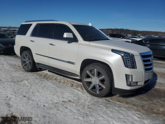 2016 Cadillac Escalade Luxury Collection with VIN 1GYS4BKJ9GR247290, listed as a Copart auction lot 88736035 with 134,505 mi miles and Salvage Title. Bid and sale history available at carsss.com. Image 4.