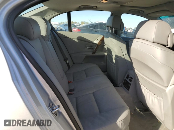 2007 BMW 5 Series 550i with VIN WBANB535X7CP05348, listed as a Copart auction lot 80803994 with Not Provided miles and Salvage Title. Bid and sale history available at DreamBid. Image 10.