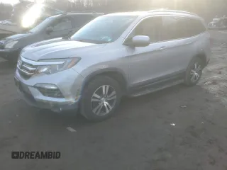 2016 Honda Pilot EX-L z VIN 5FNYF6H70GB065156, wystawiony jako Copart lot #47090265 z przebiegiem Nie podano mil oraz Szkoda całkowita • Salvage title. Historia ofert i sprzedaży dostępna na DreamBid. Obrazek 1.