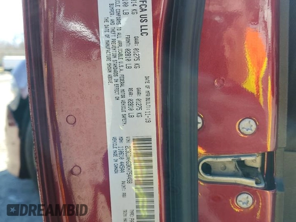 2019 Dodge Charger GT with VIN 2C3CDXHG3KH754458, listed as a Copart auction lot 48778245 with 76,256 mi miles and Salvage Title. Bid and sale history available at DreamBid. Image 15.