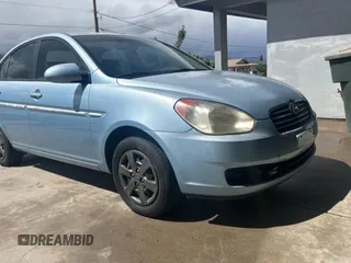 2008 Hyundai Accent GLS with VIN KMHCN46C68U190250, listed as a Copart auction lot 52031835 with 238,026 mi miles and Salvage Title. Bid and sale history available at carsss.com. Image 1.