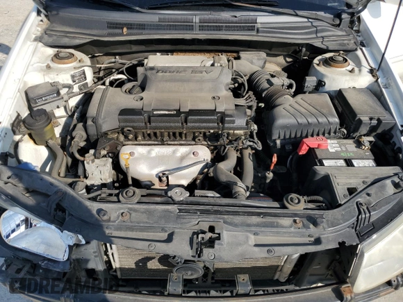 2009 Kia Spectra EX with VIN KNAFE221295654167, listed as a Copart auction lot 53377745 with 131,266 mi miles and Salvage Title. Bid and sale history available at DreamBid. Image 11.