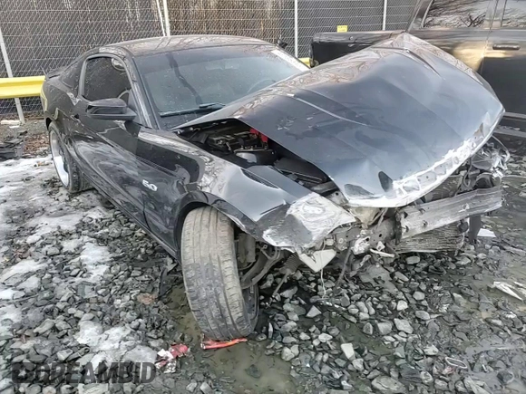 2012 Ford Mustang GT Premium with VIN 1ZVBP8CF1C5263105, listed as a Copart auction lot 43135345 with 146,670 mi miles and Salvage Title. Bid and sale history available at DreamBid. Image 11.