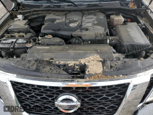 2017 Nissan Armada Platinum with VIN JN8AY2NF8H9300967, listed as a Copart auction lot 55513905 with 120,266 mi miles and Salvage title. Bid and sale history available at DreamBid. Image 12.
