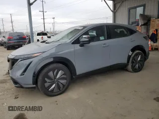 2024 Nissan ARIYA Evolve+ z VIN JN1BF0BA6RM430976, wystawiony jako Copart lot #85062134 z przebiegiem 7 100 mil mil oraz Szkoda całkowita • Salvage title. Historia ofert i sprzedaży dostępna na DreamBid. Obrazek 1.
