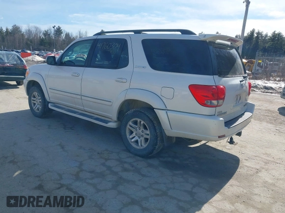 2005 Toyota Sequoia Limited with VIN 5TDBT48AX5S249866, listed as a IAAI auction lot 41760304 with 259,139 mi miles and . Bid and sale history available at DreamBid. Image 3.