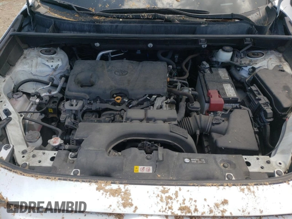 2021 Toyota RAV4 LE with VIN 2T3F1RFV6MC229588, listed as a Copart auction lot 57961865 with 43,652 mi miles and Salvage title. Bid and sale history available at DreamBid. Image 12.