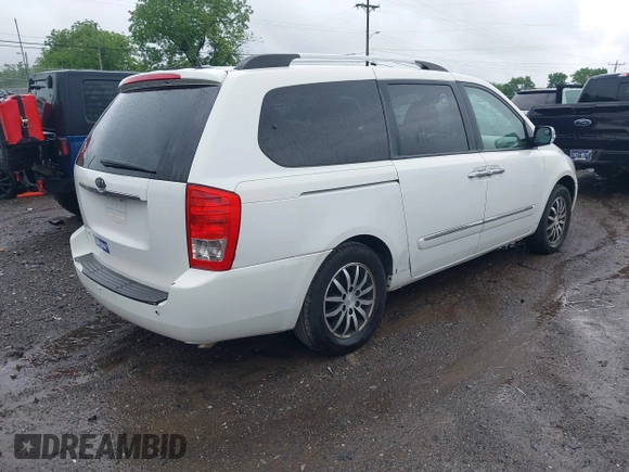 2012 Kia Sedona EX with VIN KNDMH4C76C6457908, listed as a IAAI auction lot 42179927 with 196,104 mi miles and . Bid and sale history available at DreamBid. Image 4.