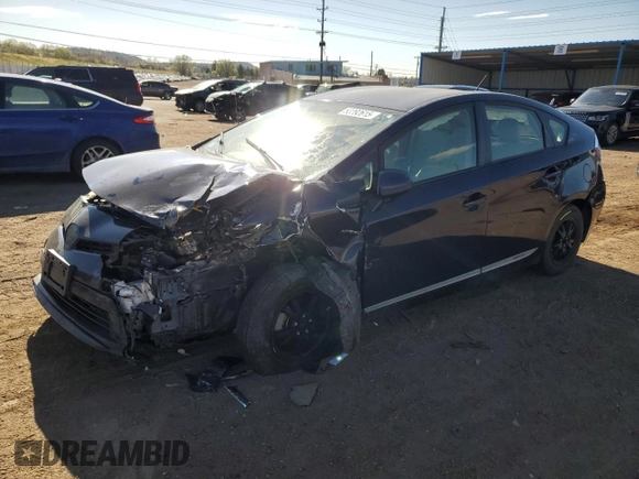 2013 Toyota Prius One with VIN JTDKN3DU8D1698558, listed as a Copart auction lot 53392615 with Not Provided miles and Salvage Title. Bid and sale history available at DreamBid. Image 1.