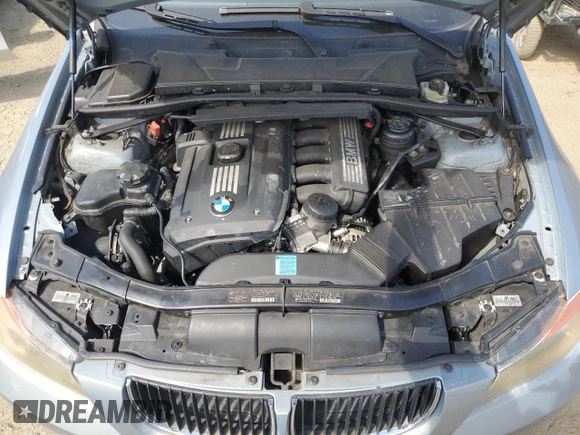 2007 BMW 3 Series 328i with VIN WBAVC53547FZ71265, listed as a Copart auction lot 54000075 with 130,559 mi miles and Salvage title. Bid and sale history available at DreamBid. Image 11.