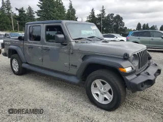 2020 Jeep Gladiator Sport S с VIN 1C6HJTAG8LL134231, выставлен на аукционе Copart как лот 62577925 с пробегом 176 107 миль миль и Чистый • Clean title. История ставок и продаж доступна на DreamBid. Изображение 4.