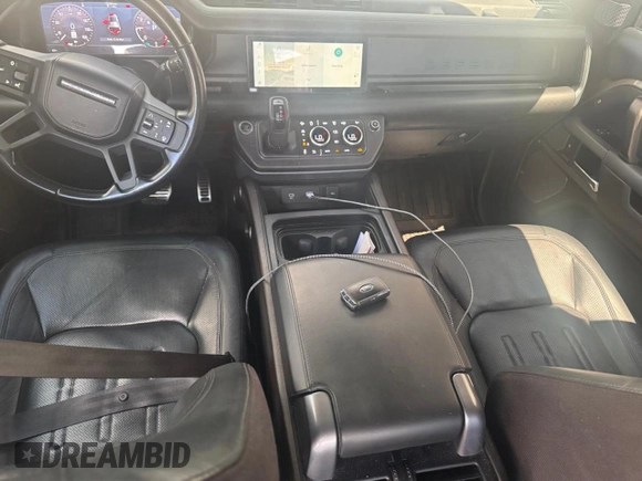 2020 Land Rover Defender X z VIN SALEXEEU1L2033276, wystawiony jako Copart lot #64449055 z przebiegiem 75 389 mil mil oraz Czysty tytuł • Clean title. Historia ofert i sprzedaży dostępna na DreamBid. Obrazek 5.