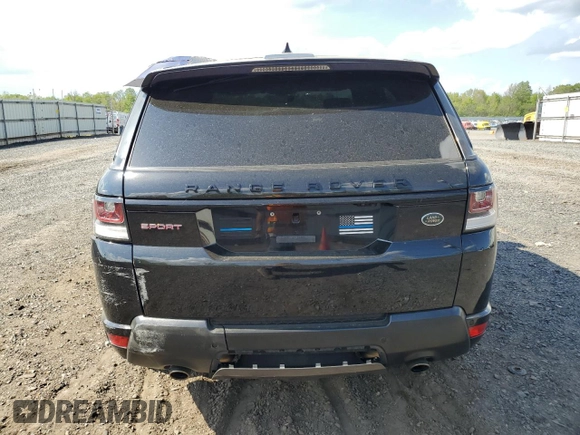 2017 Land Rover Range Rover Sport HSE Dynamic with VIN SALWV2FV4HA176090, listed as a Copart auction lot 54978145 with 137,376 mi miles and Salvage title. Bid and sale history available at DreamBid. Image 6.