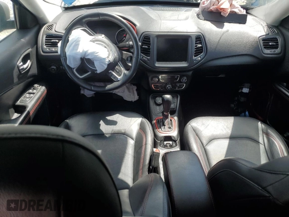 2018 Jeep Compass Trailhawk with VIN 3C4NJDDB1JT501151, listed as a Copart auction lot 60978135 with Not provided miles and Salvage title. Bid and sale history available at DreamBid. Image 8.