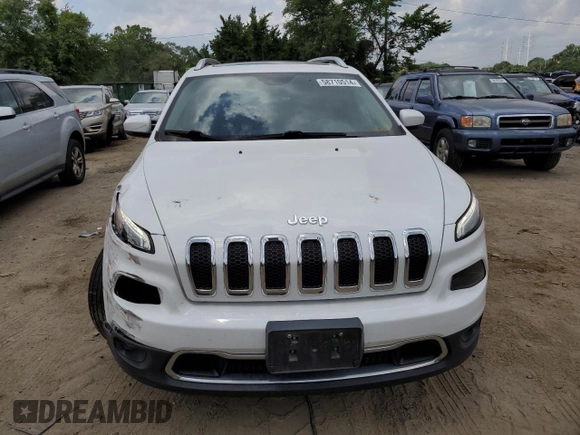 2016 Jeep Cherokee Limited with VIN 1C4PJMDB3GW337879, listed as a Copart auction lot 58710514 with 87,386 mi miles and Non Repairable. Bid and sale history available at carsss.com. Image 5.