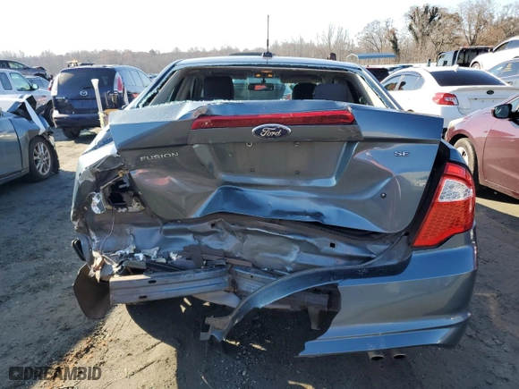 2012 Ford Fusion SE with VIN 3FAHP0HA7CR396191, listed as a Copart auction lot 84869334 with 219,992 mi miles and Salvage Title. Bid and sale history available at carsss.com. Image 6.