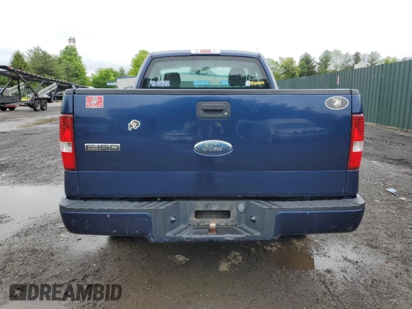 2007 Ford F-150 XL with VIN 1FTRF12287NA48062, listed as a Copart auction lot 55933815 with 113,308 mi miles and Salvage title. Bid and sale history available at DreamBid. Image 6.