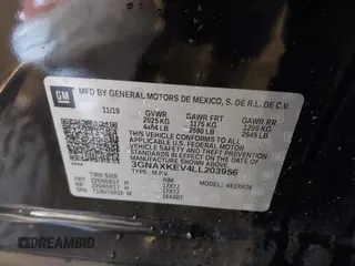 2020 Chevrolet Equinox LT z VIN 3GNAXKEV4LL203956, wystawiony jako IAAI lot #40993513 z przebiegiem Nie podano mil oraz . Historia ofert i sprzedaży dostępna na DreamBid. Obrazek 9.