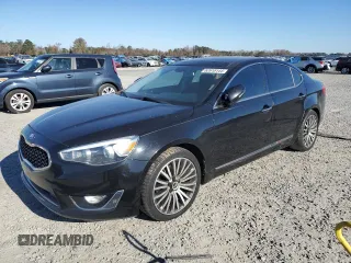 2015 Kia Cadenza Premium with VIN KNALN4D78F5182021, listed as a Copart auction lot 82618144 with 130,251 mi miles and Salvage Title. Bid and sale history available at carsss.com. Image 1.