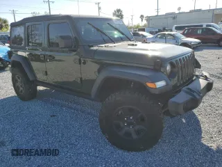 2023 Jeep Wrangler Sport S with VIN 1C4HJXDN7PW674152, listed as a Copart auction lot 46481705 with Not Provided miles and Salvage Title. Bid and sale history available at DreamBid. Image 4.