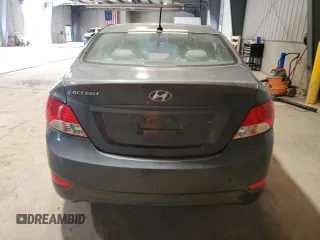 2012 Hyundai Accent GLS z VIN KMHCU4AE9CU186858, wystawiony jako Copart lot #59918965 z przebiegiem 83 592 mil mil oraz Czysty tytuł • Clean title. Historia ofert i sprzedaży dostępna na DreamBid. Obrazek 6.