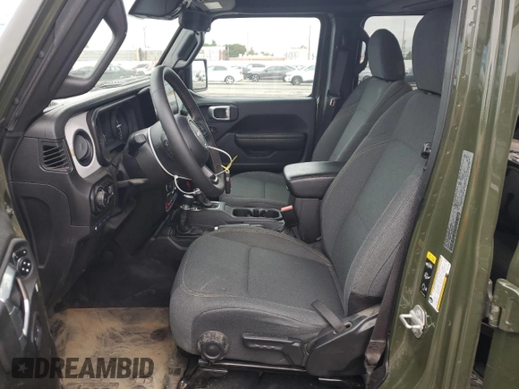 2024 Jeep Wrangler Sport S with VIN 1C4RJXN65RW121336, listed as a Copart auction lot 53395985 with 19,861 mi miles and Salvage title. Bid and sale history available at DreamBid. Image 7.