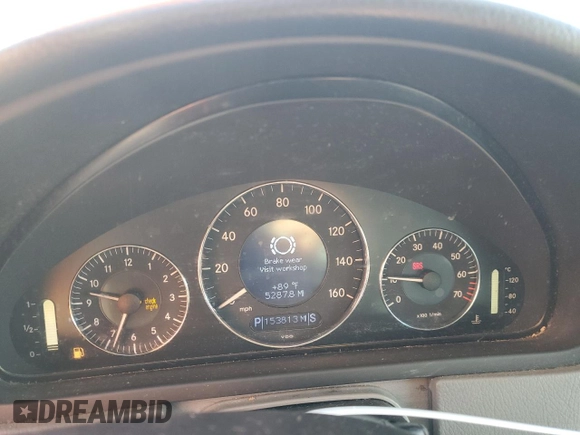 2006 Mercedes-Benz CLK 350 with VIN WDBTJ56J76F197762, listed as a Copart auction lot 77446264 with 153,813 mi miles and Salvage Title. Bid and sale history available at DreamBid. Image 9.