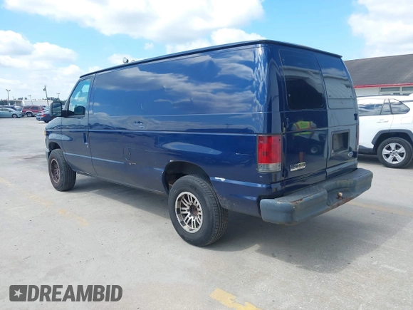 2008 Ford Econoline Cargo Commercial with VIN 1FTNE24W18DB29886, listed as a IAAI auction lot 42048608 with 101,666 mi miles and . Bid and sale history available at carsss.com. Image 3.