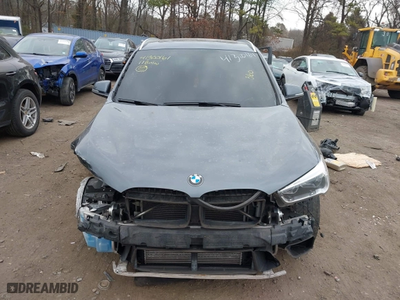 2017 BMW X1 xDrive28i with VIN WBXHT3C37H5F86637, listed as a IAAI auction lot 41300161 with 95,459 mi miles. Bid and sale history available at carsss.com. Image 12.