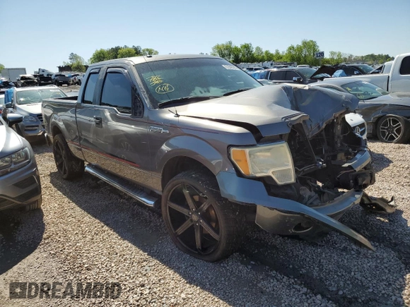 2010 Ford F-150 XL with VIN 1FTEX1CW4AFC94735, listed as a Copart auction lot 51646395 with 171,646 mi miles and Salvage Title. Bid and sale history available at carsss.com. Image 4.