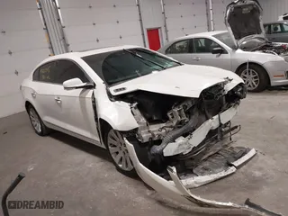 2014 Buick LaCrosse Premium I with VIN 1G4GE5G36EF269293, listed as a IAAI auction lot 41286915 with 152,604 mi miles. Bid and sale history available at carsss.com. Image 1.