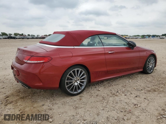 2018 Mercedes-Benz C 300 with VIN WDDWK4JB7JF714207, listed as a Copart auction lot 55471905 with 34,716 mi miles and Salvage title. Bid and sale history available at DreamBid. Image 3.