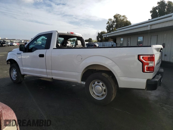 2019 Ford F-150 XL with VIN 1FTMF1CB9KKE81876, listed as a Copart auction lot 81753954 with 35,535 mi miles and Salvage title. Bid and sale history available at DreamBid. Image 2.