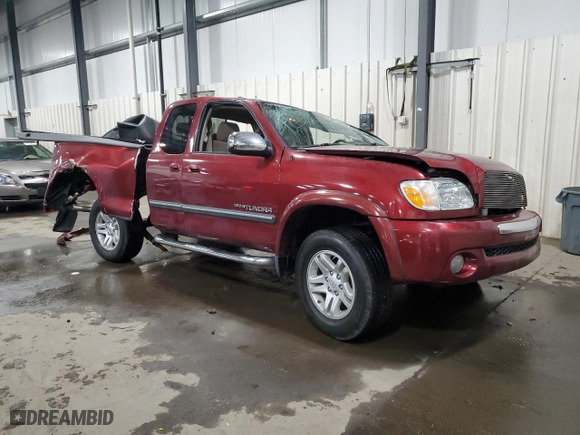 2006 Toyota Tundra SR5 with VIN 5TBBT441X6S485028, listed as a Copart auction lot 48075925 with 91,004 mi miles and Salvage Title. Bid and sale history available at carsss.com. Image 4.