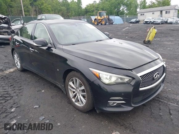 2014 Infiniti Q50 Premium z VIN JN1BV7AR3EM697330, wystawiony jako IAAI lot #42536087 z przebiegiem 231 222 mil mil oraz . Historia ofert i sprzedaży dostępna na DreamBid. Obrazek 1.