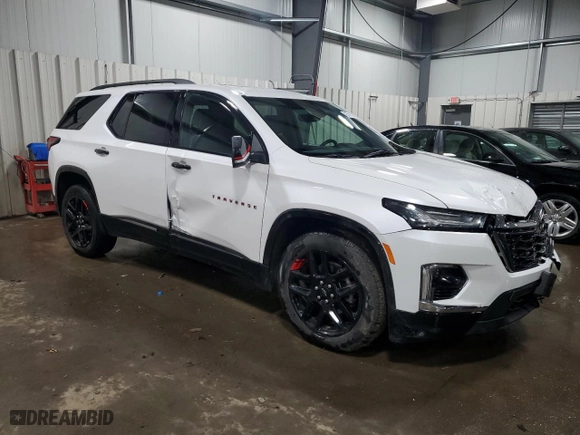 2023 Chevrolet Traverse Premier with VIN 1GNEVKKW0PJ304896, listed as a Copart auction lot 42541395 with 13,455 mi miles and Salvage Title. Bid and sale history available at carsss.com. Image 4.
