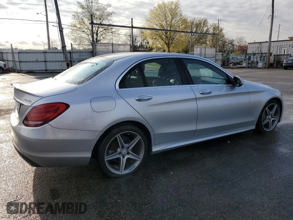 2016 Mercedes-Benz C 300 Luxury with VIN 55SWF4KB9GU129640, listed as a Copart auction lot 52570155 with 173,641 mi miles and Clean Title. Bid and sale history available at carsss.com. Image 3.