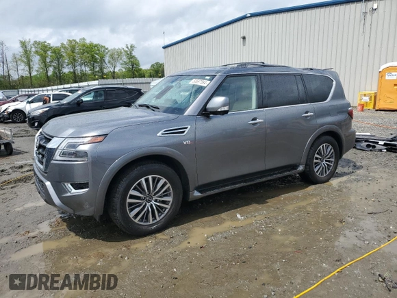 2022 Nissan Armada SL with VIN JN8AY2BD4N9678217, listed as a Copart auction lot 50697584 with 12,711 mi miles. Bid and sale history available at carsss.com. Image 1.