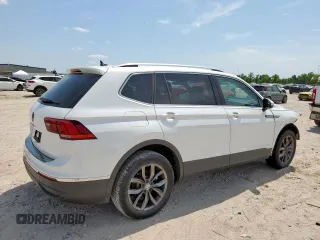2023 Volkswagen Tiguan SE with VIN 3VV3B7AX7PM117286, listed as a Copart auction lot 57418985 with 21,162 mi miles and Salvage title. Bid and sale history available at DreamBid. Image 3.