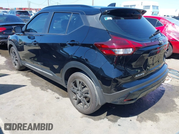2024 Nissan Kicks SR with VIN 3N1CP5DV7RL490435, listed as a IAAI auction lot 41817333 with 7,918 mi miles and . Bid and sale history available at DreamBid. Image 3.