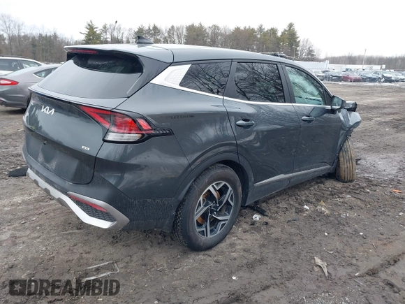 2024 Kia Sportage LX with VIN KNDPUCDF3R7218912, listed as a IAAI auction lot 41710270 with 15,568 mi miles and . Bid and sale history available at DreamBid. Image 4.